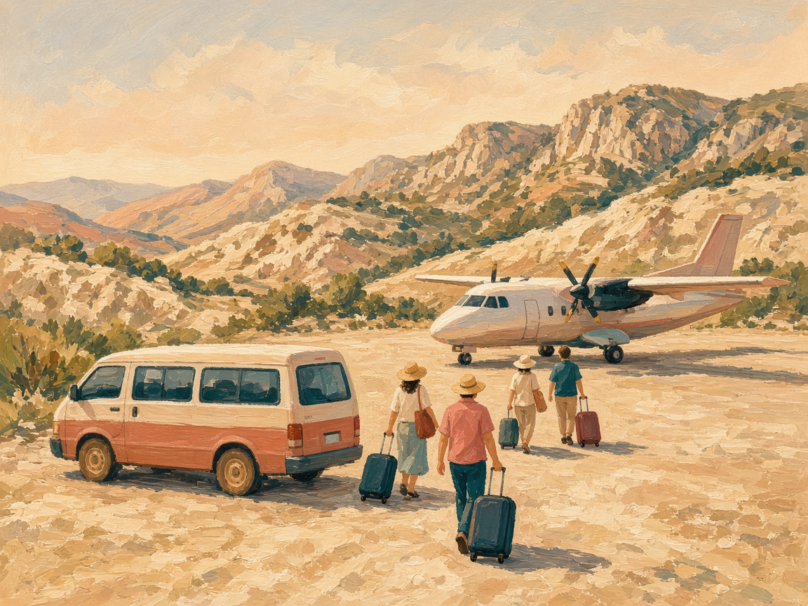 Illustrative Clark transfer scene